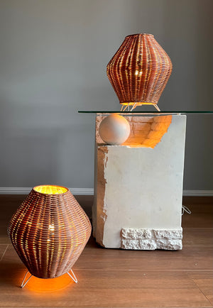 Wicker Lantern Lamps