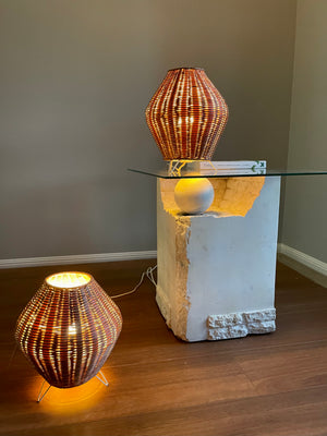 Wicker Lantern Lamps