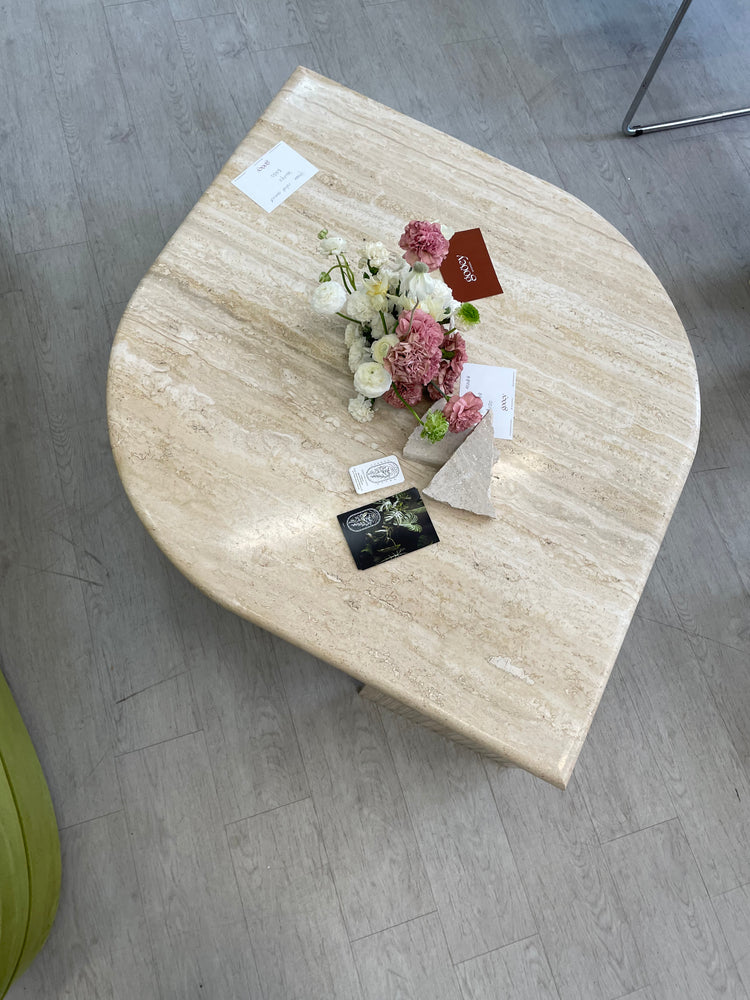 Marble Tear Drop Coffee Table